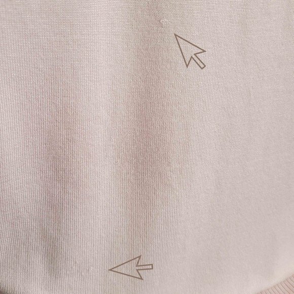 GRACE Woman XL Knit Top w/ Chiffon Sleeves - Picture 6 of 6